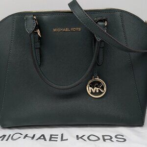 Michael Kors satchel bag - forest green